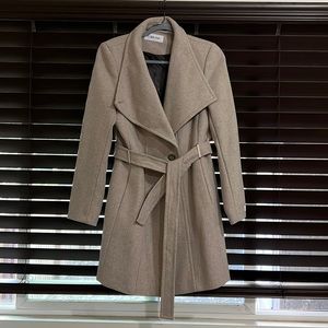 Calvin Klein wrap coat
